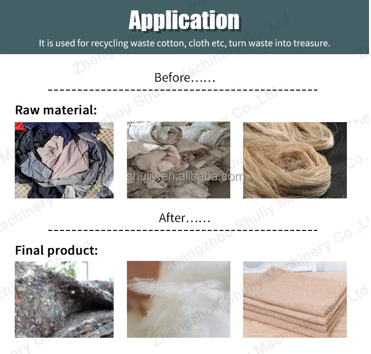 textile recycling machine textile recycling machine