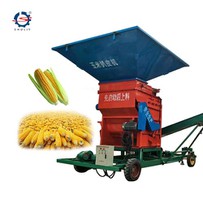 Apparatuur voor het pellen van maïs