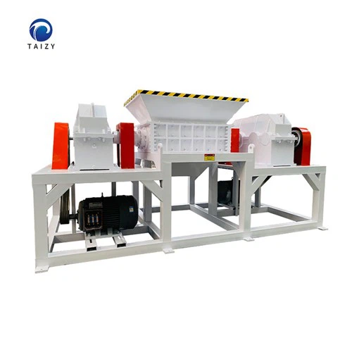 Shreddermachine met dubbele as